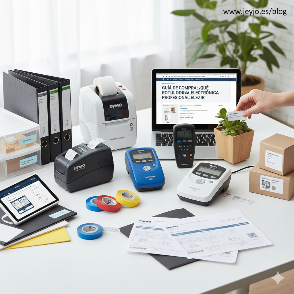 Mejores rotuladoras electrónicas profesionales para oficina y envíos.