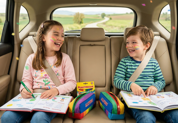 Operación Semana Santa: El kit de papelería definitivo para que los niños se diviertan viajando