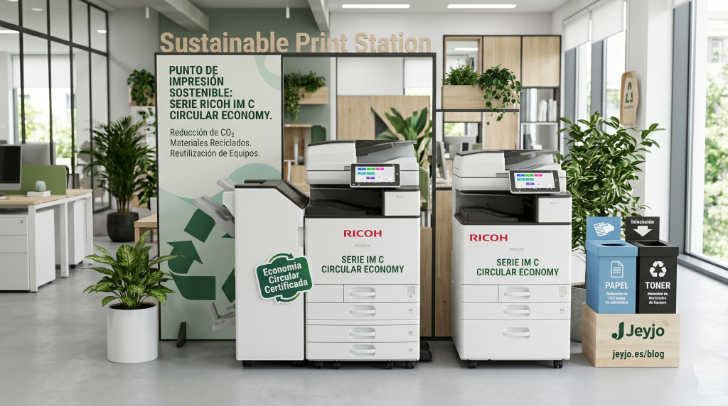 Fotocopiadoras Ricoh de la serie sostenible IM C Circular Economy