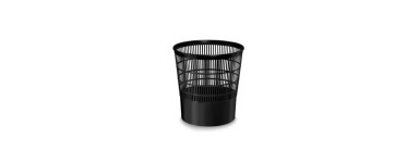 Papeleras plásticas rejilla