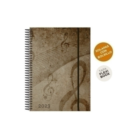 55101234 AG.SENF. FLEXIBOOK 135x215 D/P MUSICA