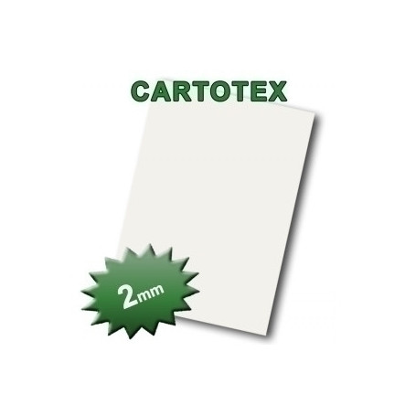 1248000022 CARTON PREC. CARTOTEX 70x100 2 mm BLANCO