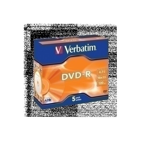 43519 DVD -R VERBATIM 4,7GB 16x PACK 5 ADVANCE