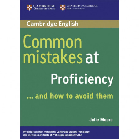 9780521606837  COMMON MISTAKES AT PROFICIENCY..AND HOW TO AVOID THEM.   OTROS