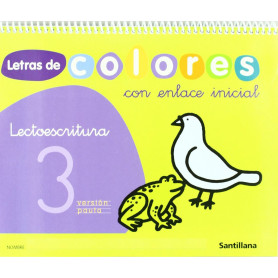 LETRAS COLORES 3 (+CUENTO) (4 AÑOS) LECTOESCRITURA  JEYJO