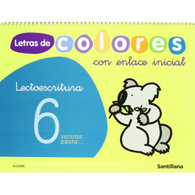 LETRAS COLORES 6 (+CUENTO) (5 AÑOS) LECTOESCRITURA  JEYJO