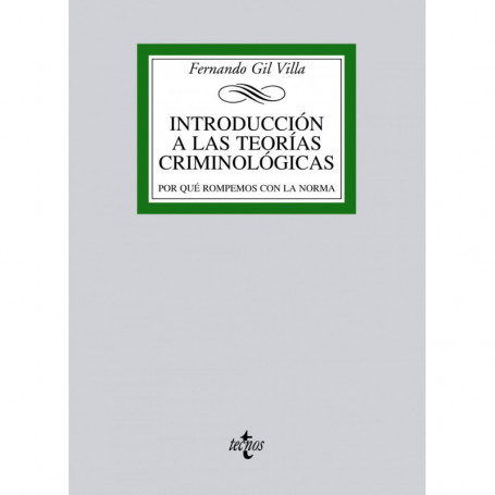 9788430957446  Introducción a las teorías criminologicas   UNIVERSIDAD