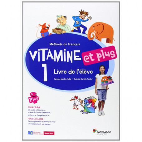 9788492729821 Vitamine Et Plus 1 (Eleve+Cd) 5º.Frances Primaria 5ºPRIMARIA