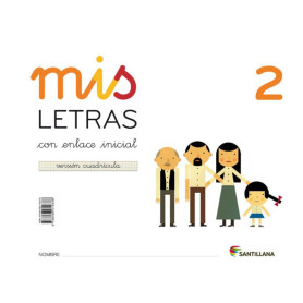 Mis letras 2 cuadricula. Cuaderno + cuentos  JEYJO