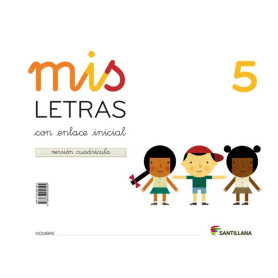 Mis letras 5 lectoescritura cuadrícula 5 años. Cuaderno+cuento  JEYJO