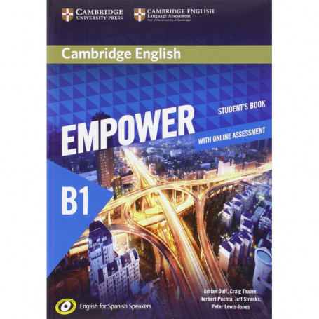 9788490361979  Cambridge english empower pre-intermediate B1 Student +online asessment   EOI (ESCUELA OFICIAL IDIOMAS)