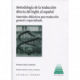 9788490454312  Metodología de traducción directa del inglés al español   UNIVERSIDAD