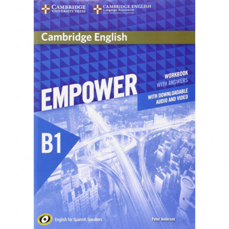 9788490369005  Cambridge english empower pre-intermediate b1 workbook + key + online assesment  EOI (ESCUELA OFICIAL IDIOMAS)