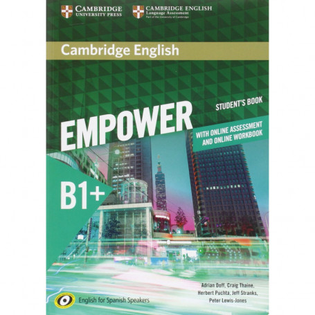 9788490365281  Cambridge english empower b1+.Student spanish speakers with online assessment a  EOI (ESCUELA OFICIAL IDIOMAS)