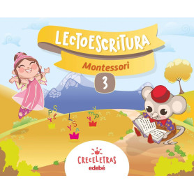 CUADERNO LECTOESCRITURA 3 PAUTA MONTESSORI  JEYJO