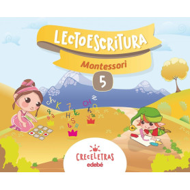 CUADERNO LECTORESCRITURA 5 PAUTA MONTESSORI  JEYJO