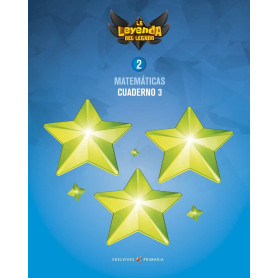 CUADERNO MATEMÁTICAS 3-2ºPRIMARIA. LA LEYENDA DEL LEGADO 2018  JEYJO