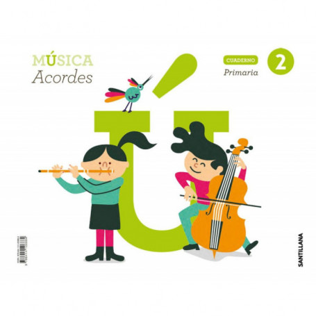 9788414106884  CUADERNO MÚSICA 2ºPRIMARIA. ACORDES 2ºPRIMARIA