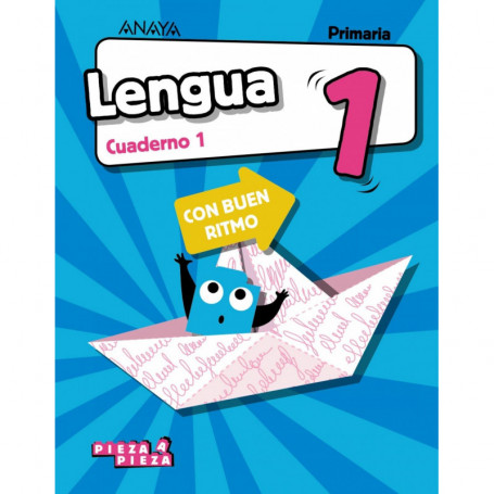 9788469837160  CUADERNO LENGUA CON BUEN RITMO 1ºPRIMARIA. PAUTA   1ºPRIMARIA