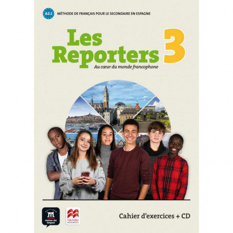 9788417260200  LES REPORTERS 3 A1.1. CAHIER D'EXERICICIES (+CD)   3ºESO