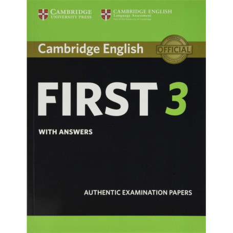 9781108433730  Cambridge english first 3 student´s book   OTROS