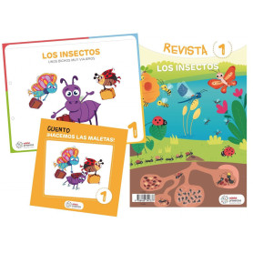LOS INSECTOS 3 AÑOS. UNOS BICHOS MUY VIAJEROS. PROYECTOS 2019  JEYJO