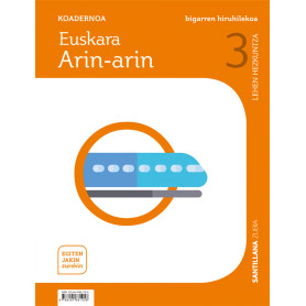 KOADERNOA EUSKARA ARIN-ARIN  2 3ºLH. EGITEN JAKIN ZUREKIN. EUSKADI 2019  JEYJO
