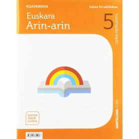 KOADERNOA EUSKARA ARIN-ARIN  1 5ºLH. EGITEN JAKIN ZUREKIN. EUSKADI 2019  JEYJO
