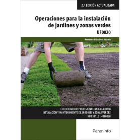 OPERACIONES PARA LA INSTALACIÓN DE JARDINES Y ZONAS VERDES  JEYJO