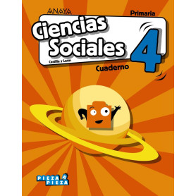 CUADERNO CIENCIAS SOCIALES 4ºPRIMARIA. PIEZA A PIEZA. CASTILLA Y LEÓN 2019  JEYJO