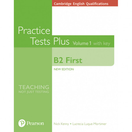 9781292208756 Cambridge English Qualifications: B2 First Volume 1 Practice Tests Pluswith key EOI (ESCUELA OFICIAL IDIOMAS)