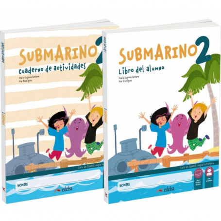 9788490811061  Submarino 2. Pack Libro del alumno + cuaderno de ejercicios   ESPAÑOL PARA EXTRANJEROS