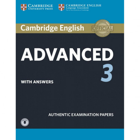 9781108431217  Cambridge English Advanced 3. Student's Book with answers   OTROS