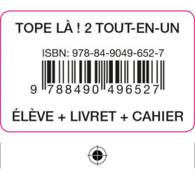TOPE LA! 2 TOUT EN UN ELEVE+CAH+LIV+COD  JEYJO
