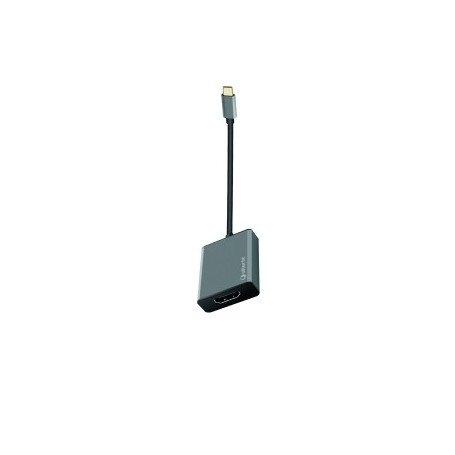 112001040199 ADAPTADOR SILVER HT USB-C A HDMI NEGRO