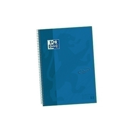 400107011 BLOCK OXF. EU.BOOK 1 A4 80h CD.5 AZUL DE