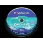 43552 DVD -RW VERBATIM 4.7GB 4x SPINDLE 10