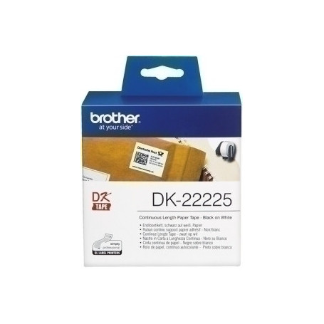 DK22225 ETIQ.BROTHER CONT.PAP. 38 mm RL.30,48 m