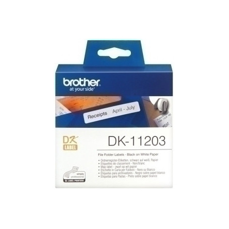 DK11203 ETIQ.BROTHER PREC.PAP.17x87 mm RL.300