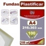 1023100 FUNDA PLASTIF. FIXO A4 100µ P/100
