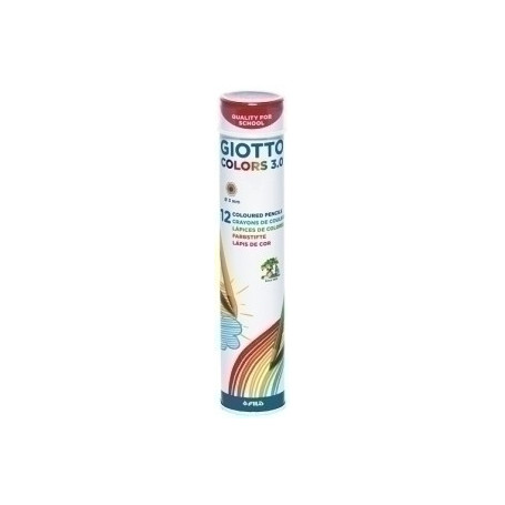 F276900 LAPICES GIOTTO COLORS 3.0 Bote met. 12 u
