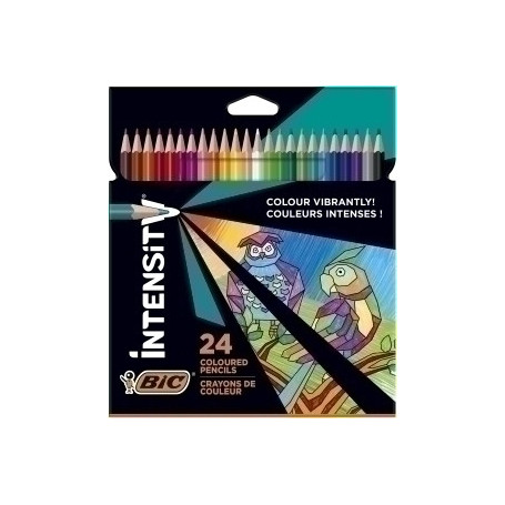 9641482/9641481 LAPICES COLOR BIC INTENSITY UP B/24