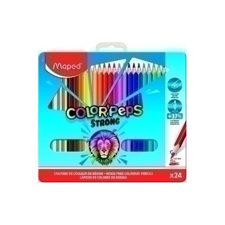 862716 LAPICES COLOR MAPED STRONG METAL es.24
