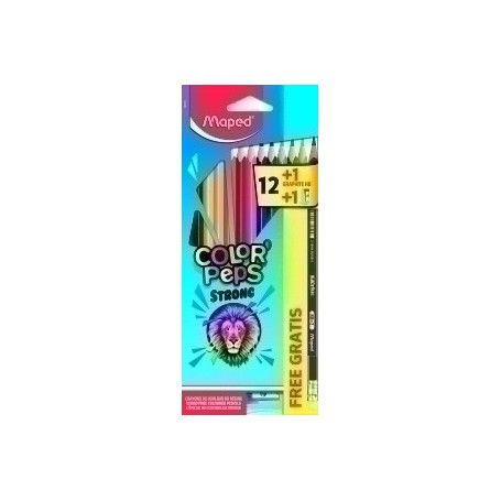 862723 LAPICES COLOR MAPED STRONG es.12