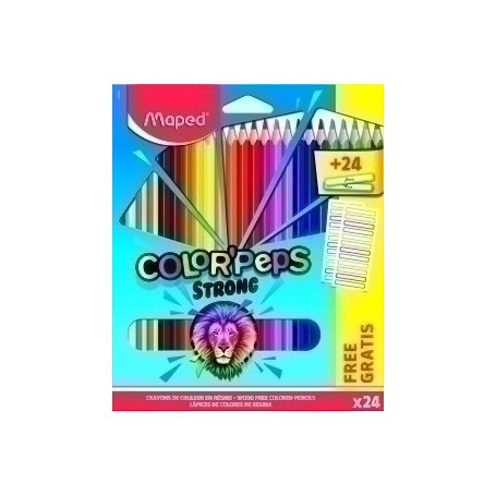862726 LAPICES COLOR MAPED STRONG es.24