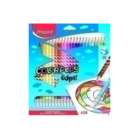 832824 LAPICES COLOR MAPED COLOR´PEPS OOPS E/24