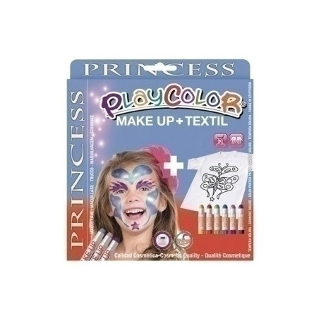 58044 PACK PLAYCOLOR MAQUILL.+TEXTIL PRINCESS