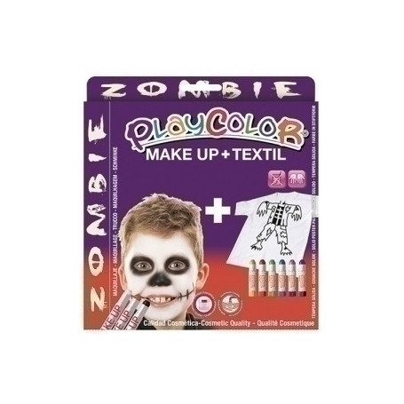 58041 PACK PLAYCOLOR MAQUILL.+TEXTIL ZOMBIE