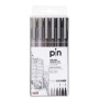 COMPRAR ROTUL.UNI PIN CALIBRADO GRIS&NEGRO B/6