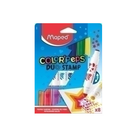 846808 ROTUL.MAPED COLOR´PEPS DUO STAMP EST.8
